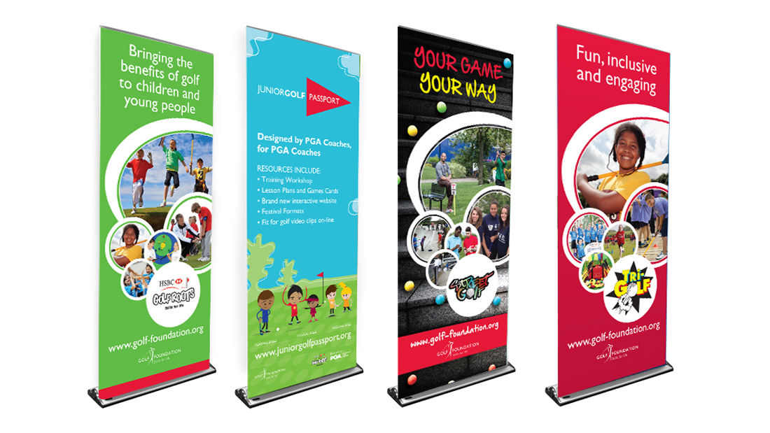 Golf Foundation Pull Up Banners