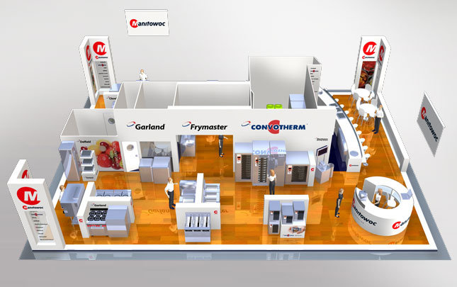 Manitowoc 3D Over Head Expo stand