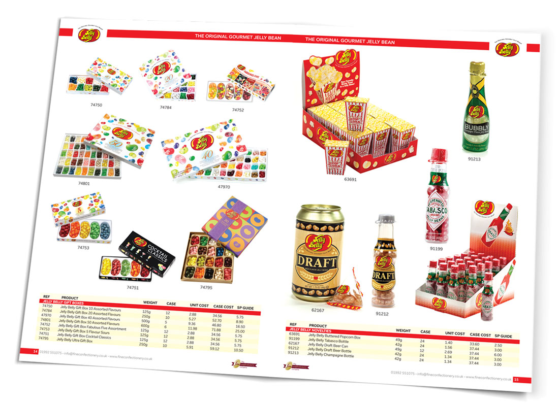 Fine Confectionery Jelly Belly Spread