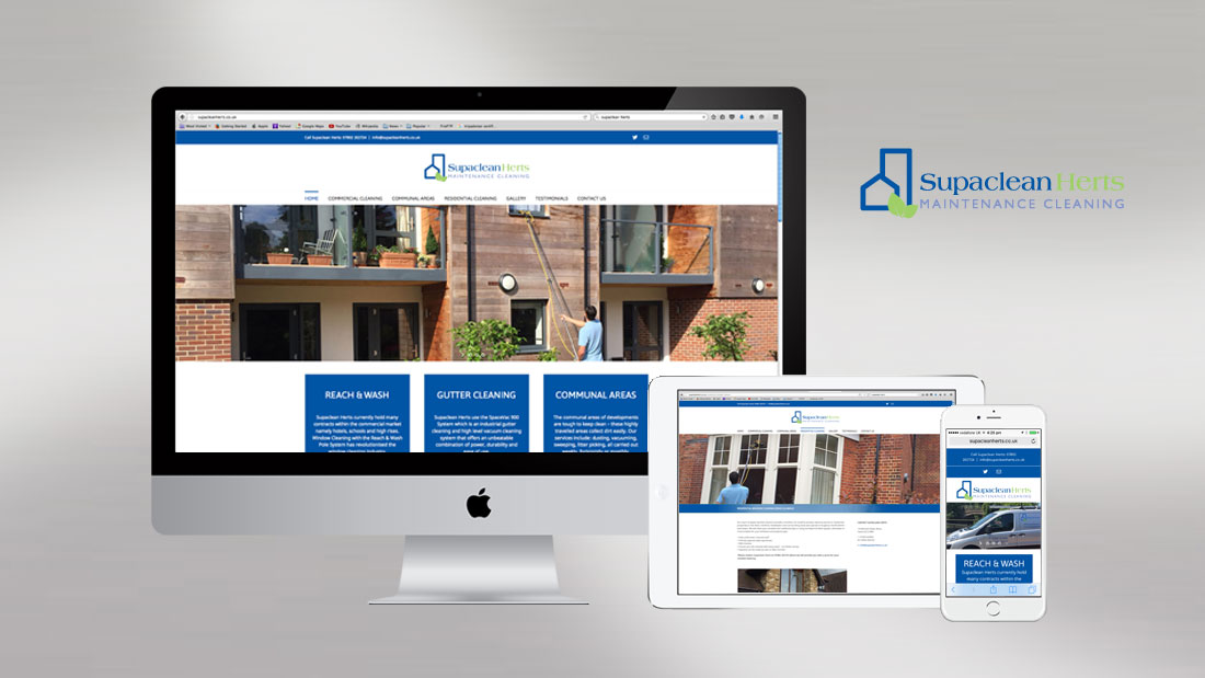 Website for Supaclean Herts